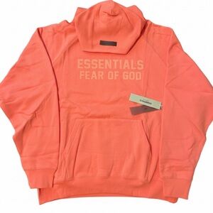 Essentials Fear of God Coral Hoodie for Women’s and Men’s